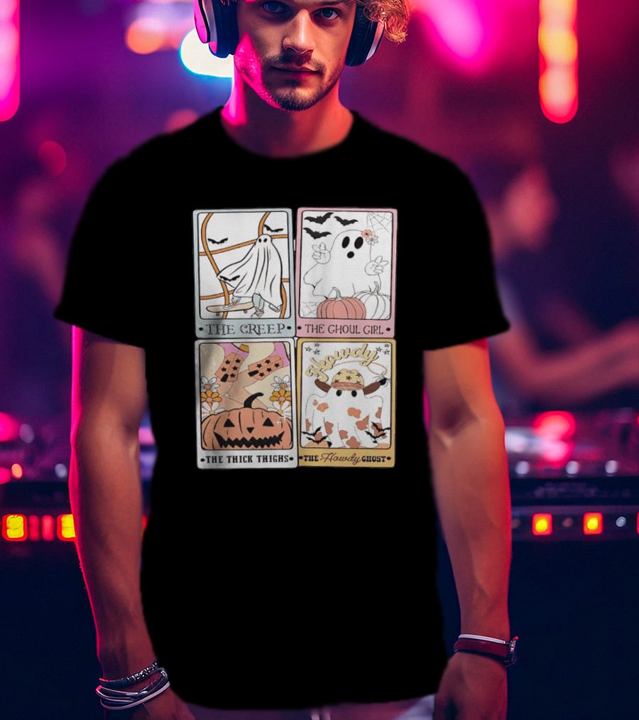 The Creep The Ghoul Girl The Thick Thighs The Howdy Ghost T-Shirt