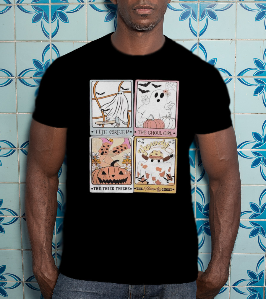 The Creep The Ghoul Girl The Thick Thighs The Howdy Ghost T-Shirt