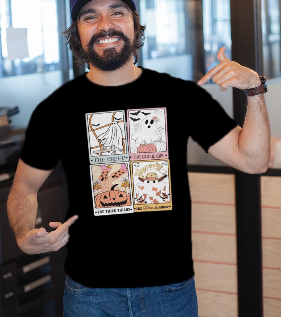 The Creep The Ghoul Girl The Thick Thighs The Howdy Ghost T-Shirt