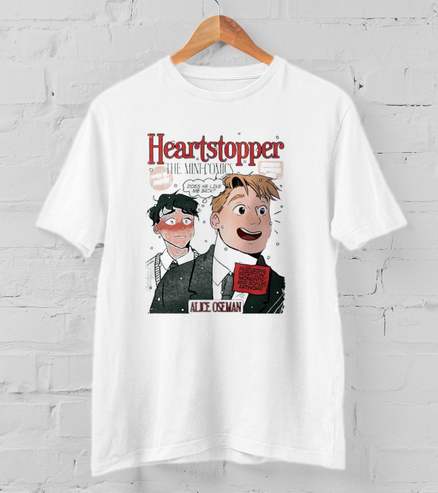 Heartstopper Featuring Adaptation Moments And Bonus Artwork By Alice Oseman T-Shirt
