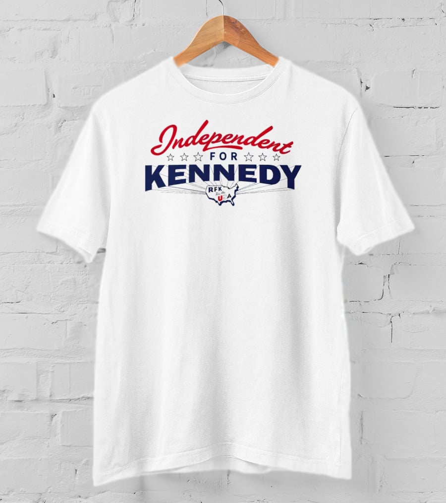Independent For Kennedy USA Map Stars T-Shirt