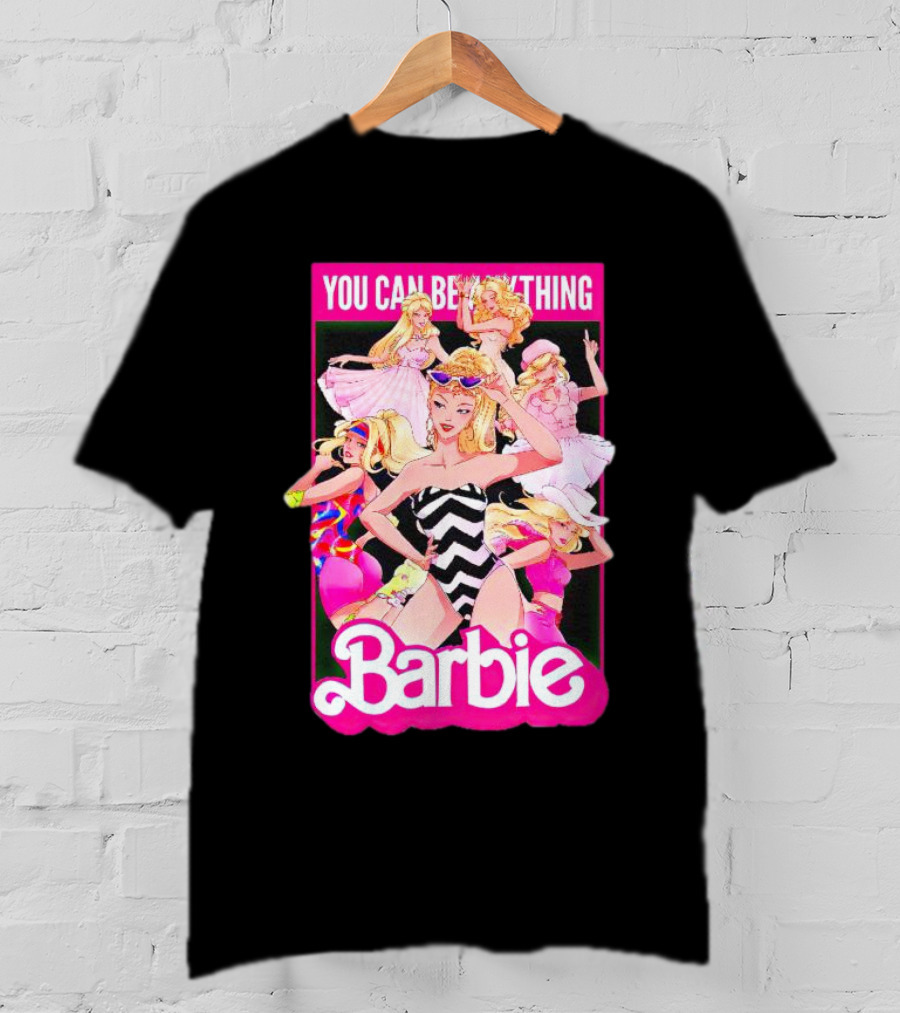 You Can Be Anything Barbie Retro Fashion Montage T-Shirt