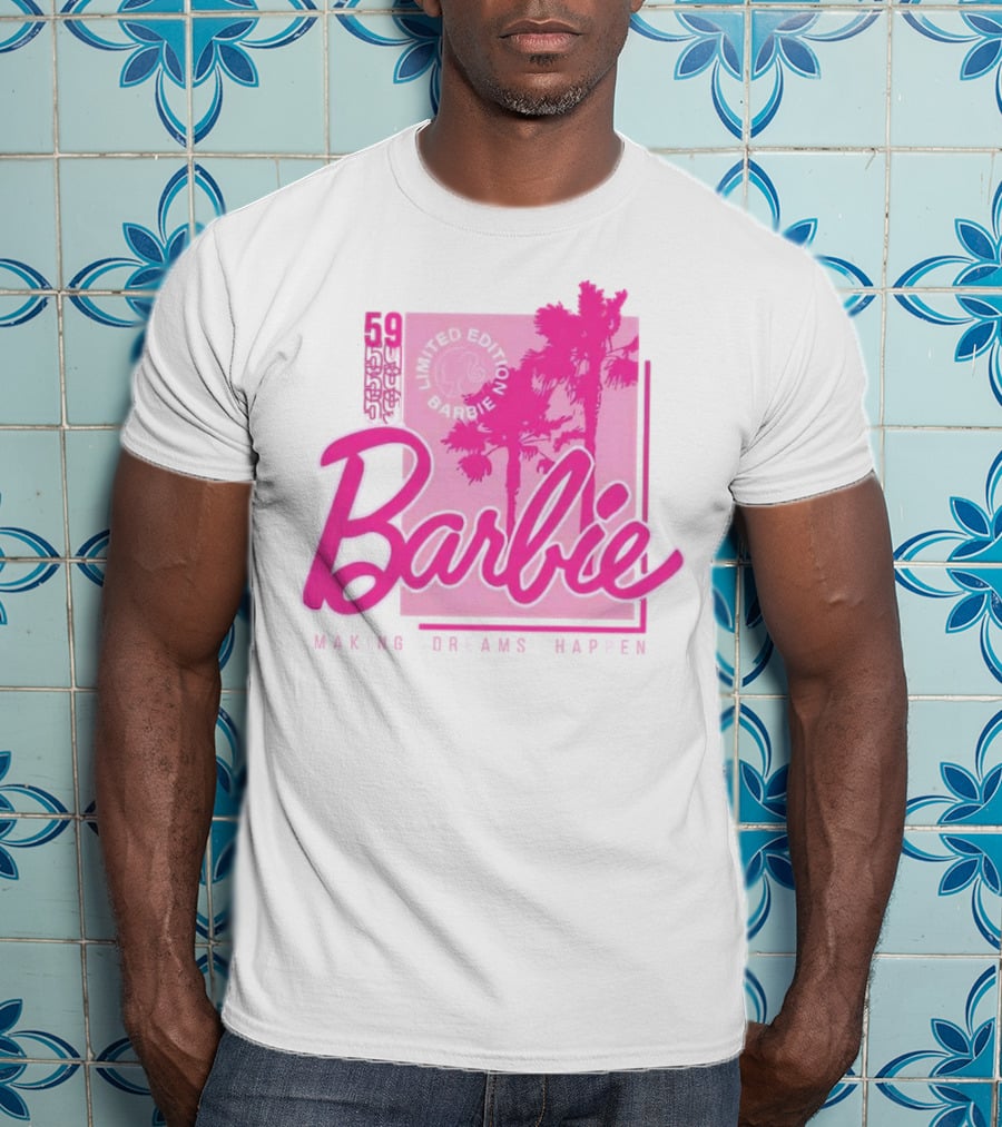 Barbie 59 Making Dreams Happen Palm Trees T-Shirt