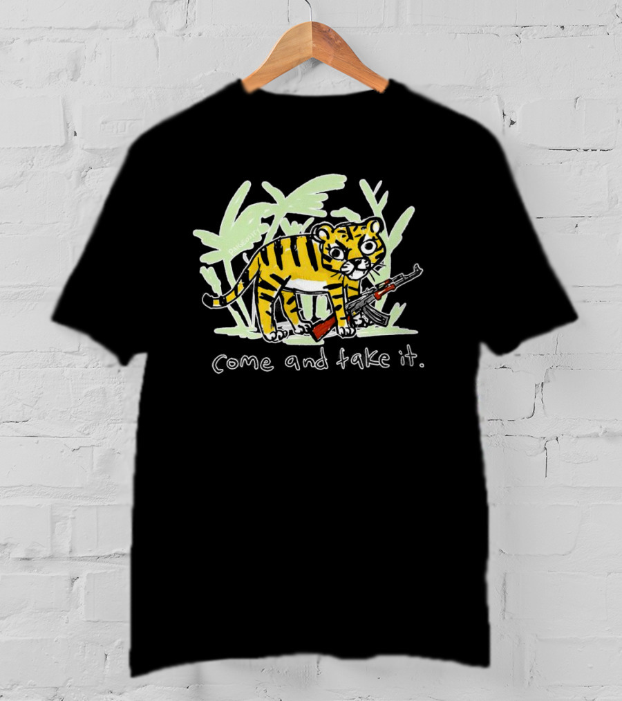 Tiger Jungle AK-47 Come And Take It T-Shirt