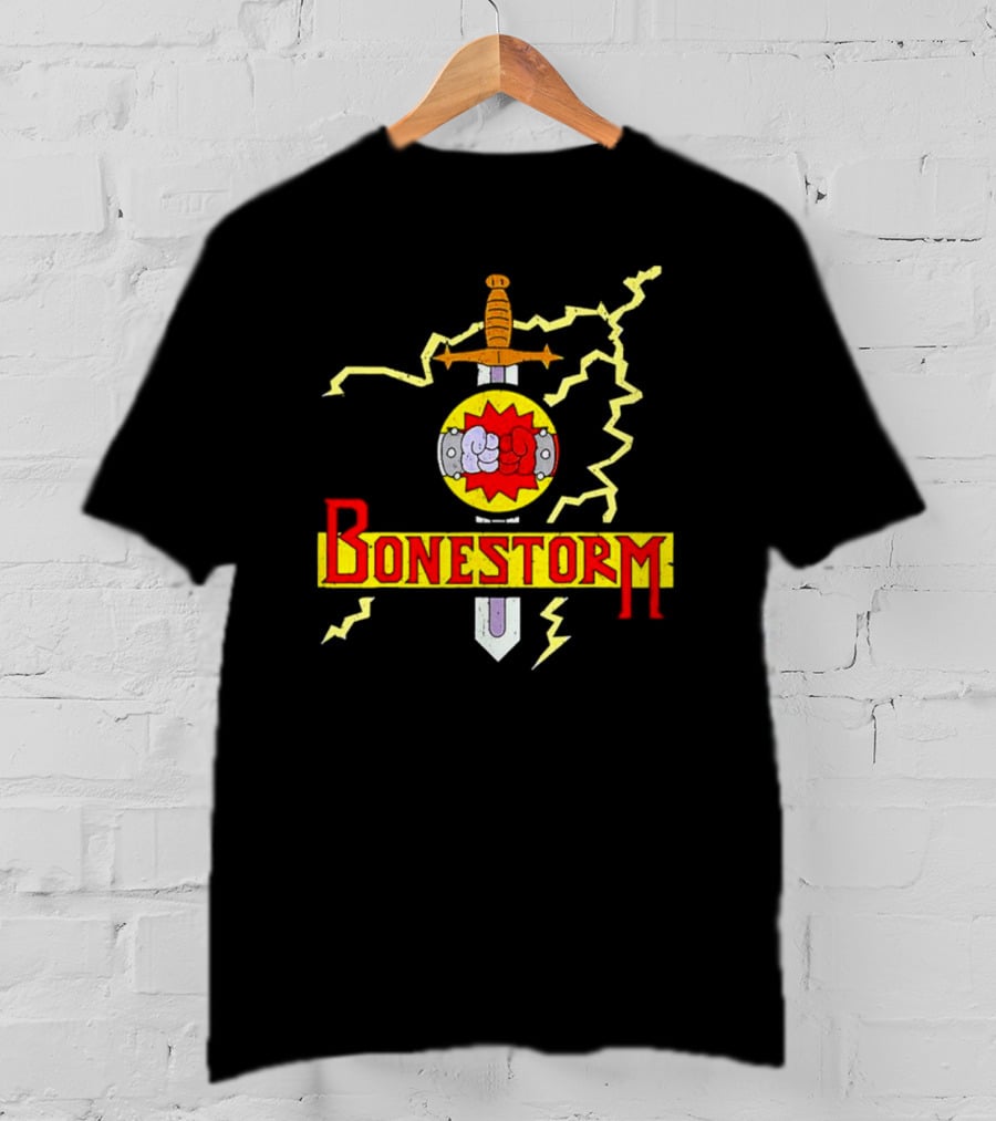Bonestorm Sword And Lightning Vintage T-Shirt