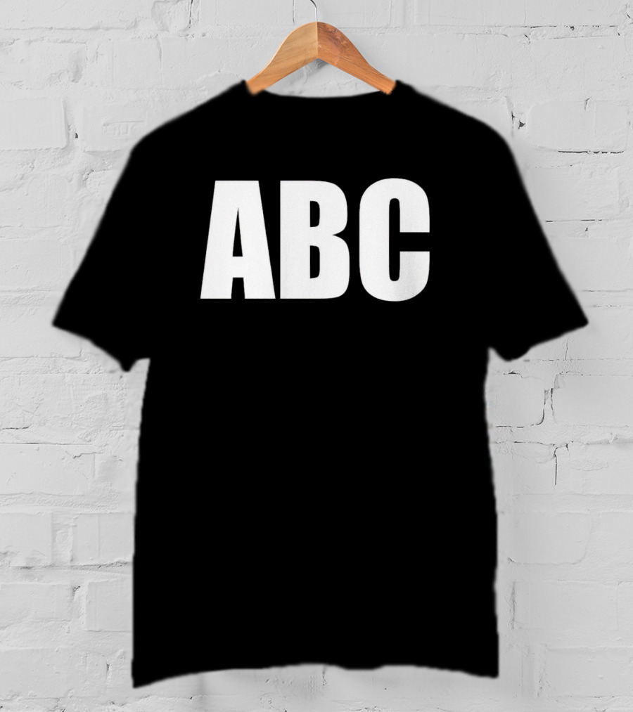 Chris Bey Wrestling ABC Bold Letters T-Shirt