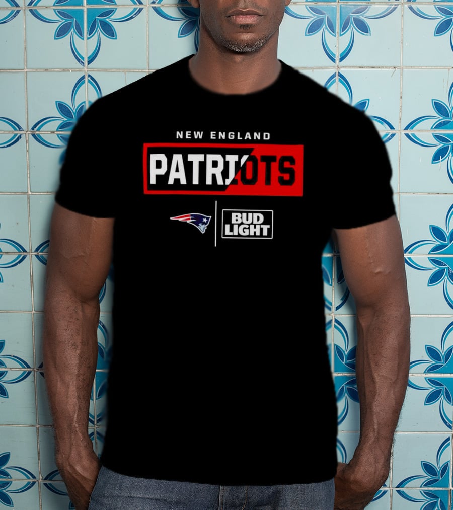 New England Patriots Bud Light Partnership T-Shirt