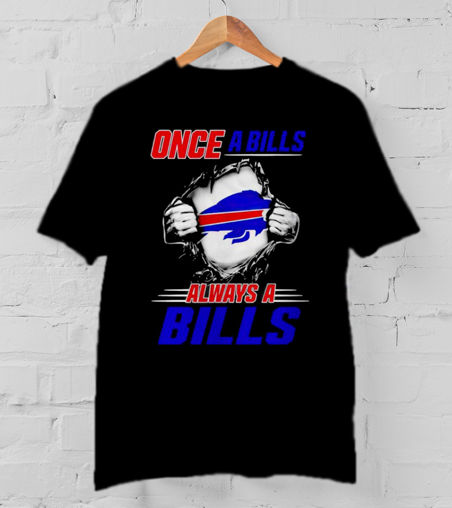Once A Bills Always A Bills Buffalo Logo T-Shirt