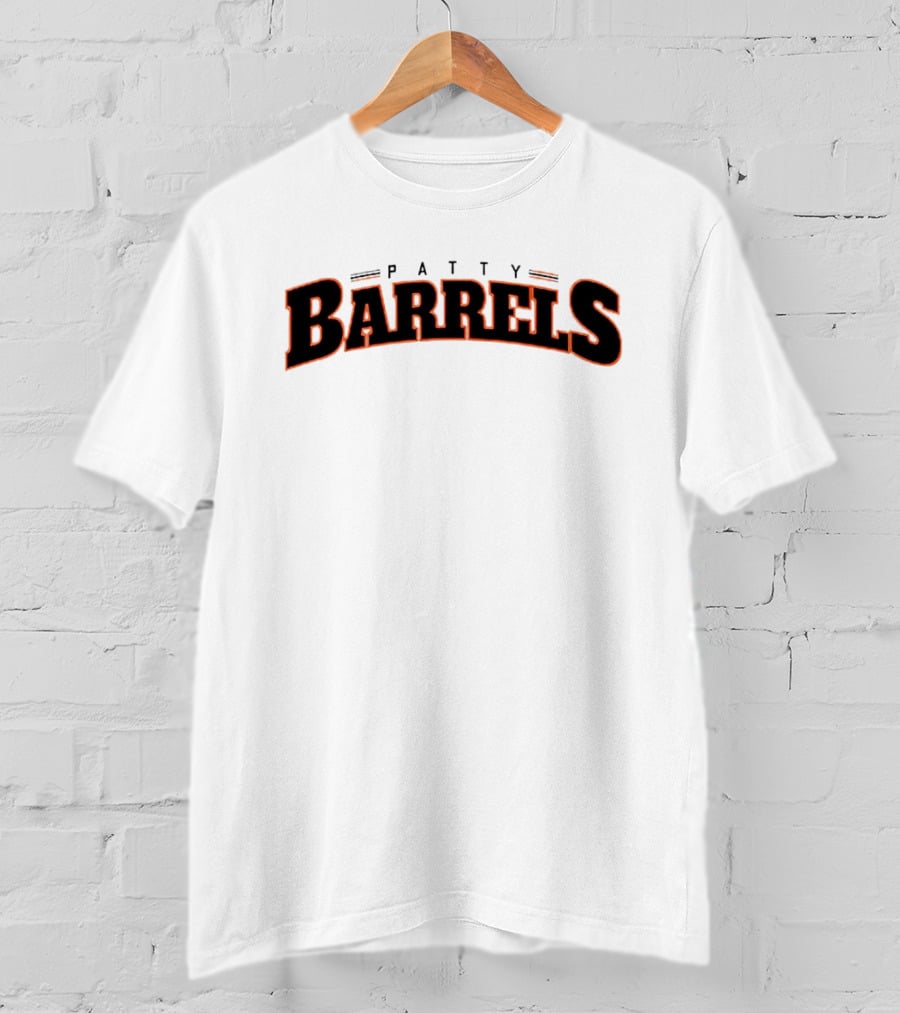 Patrick Bailey Patty Barrels Retro Sports T-Shirt