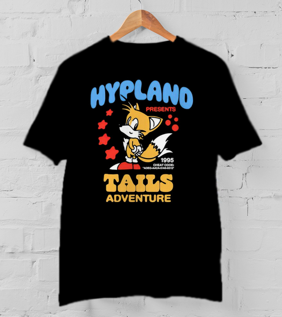 Hypland Presents 1995 Tails Adventure Cheat Code ADEG-AA2A-51A6-6D13 T-Shirt