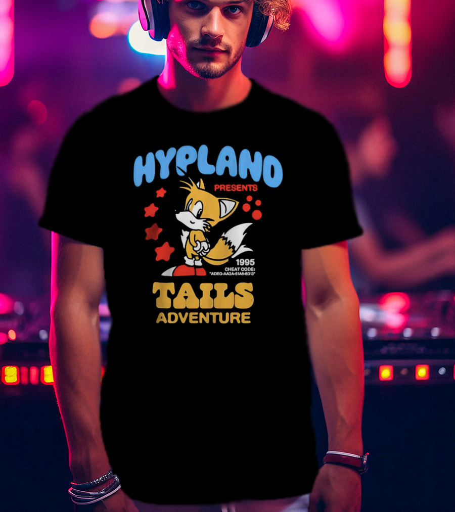Hypland Presents 1995 Tails Adventure Cheat Code ADEG-AA2A-51A6-6D13 T-Shirt