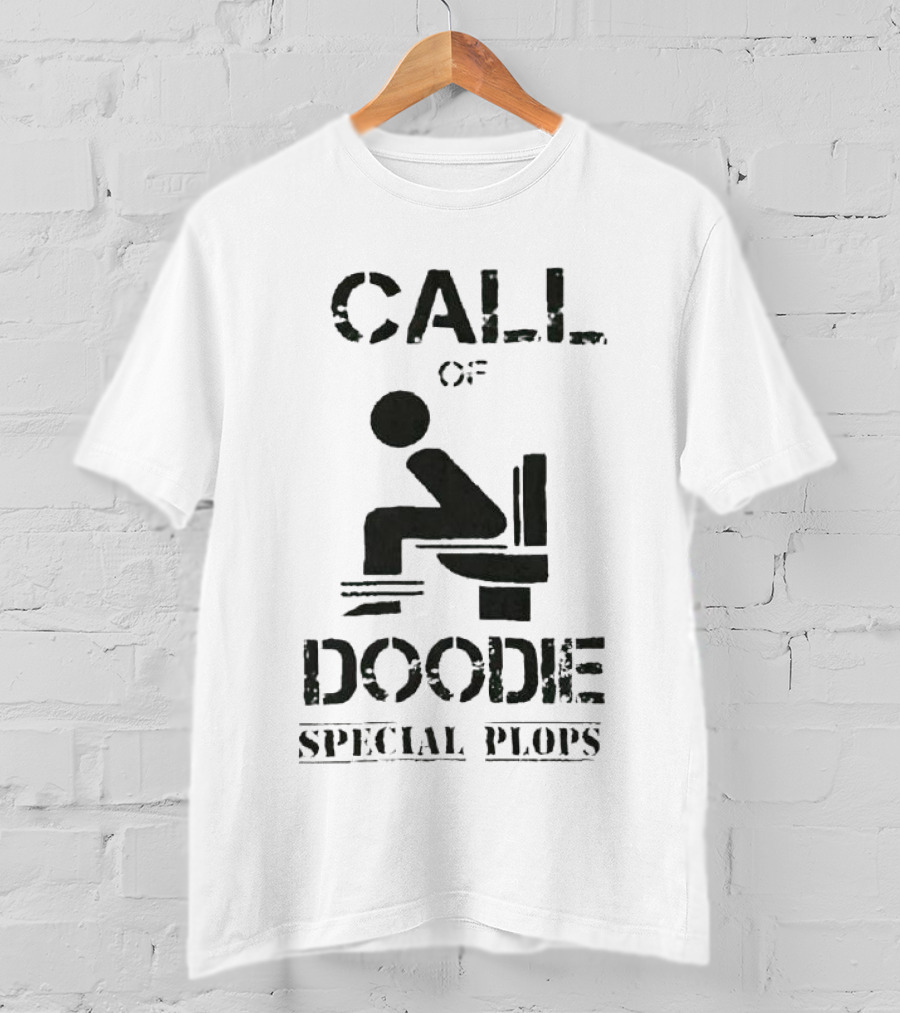 Call Of Doodie Special Plops Toilet Humor Iconic T-Shirt