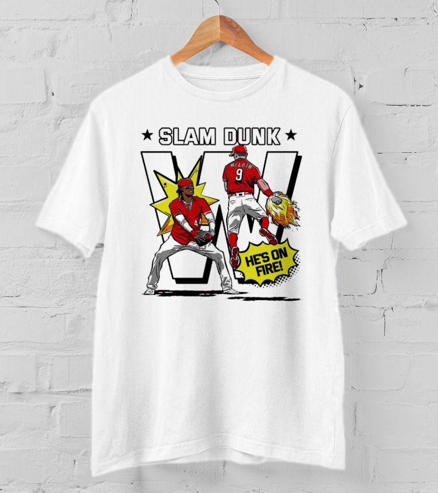 SLAM DUNK McLain He's On Fire T-Shirt