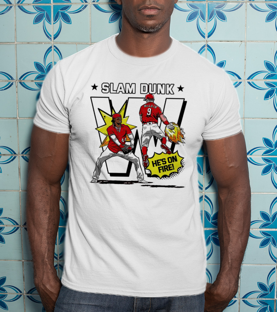 SLAM DUNK McLain He's On Fire T-Shirt