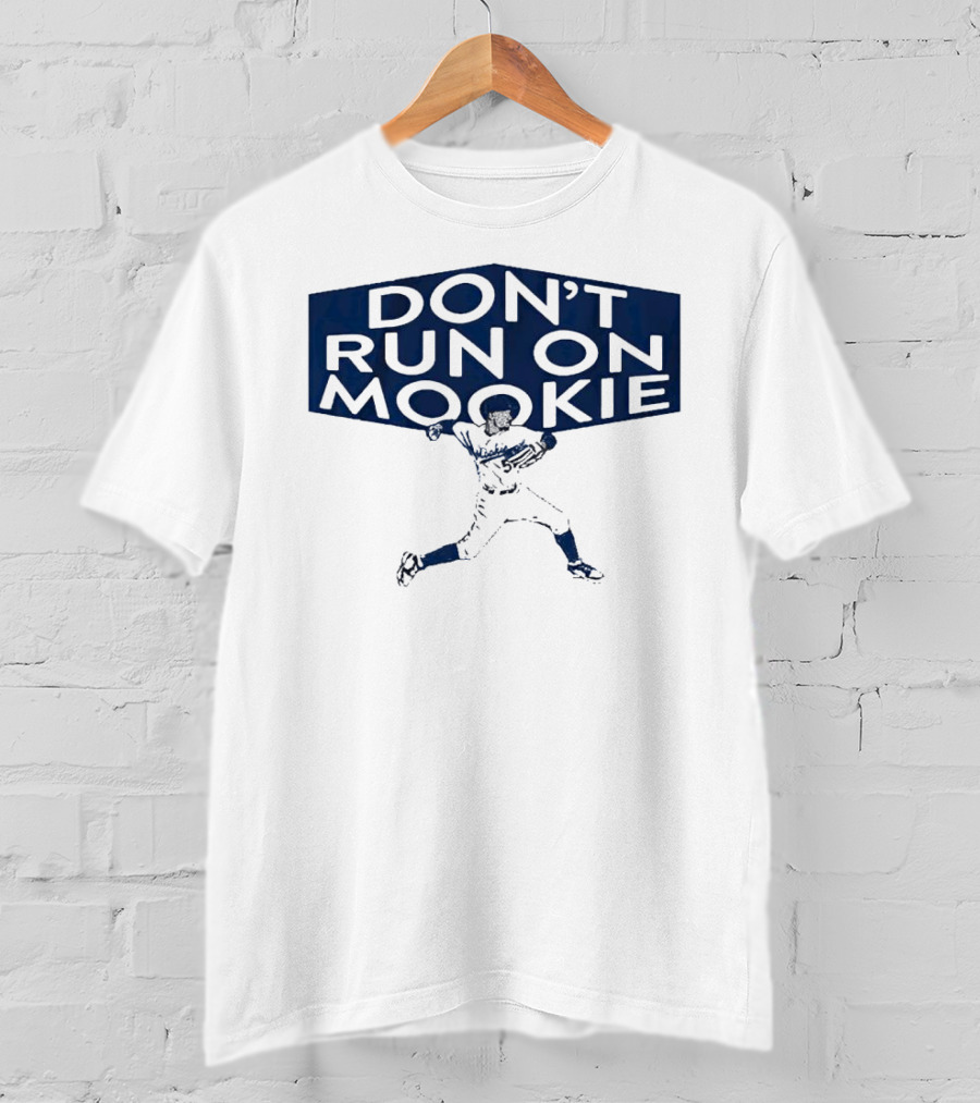 Don’t Run On Mookie Player Silhouette Baseball T-Shirt