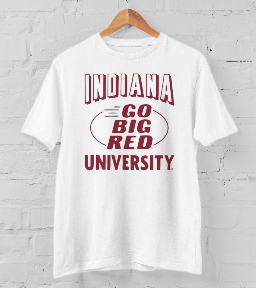 Indiana Go Big Red University Sports Team Pride T-Shirt