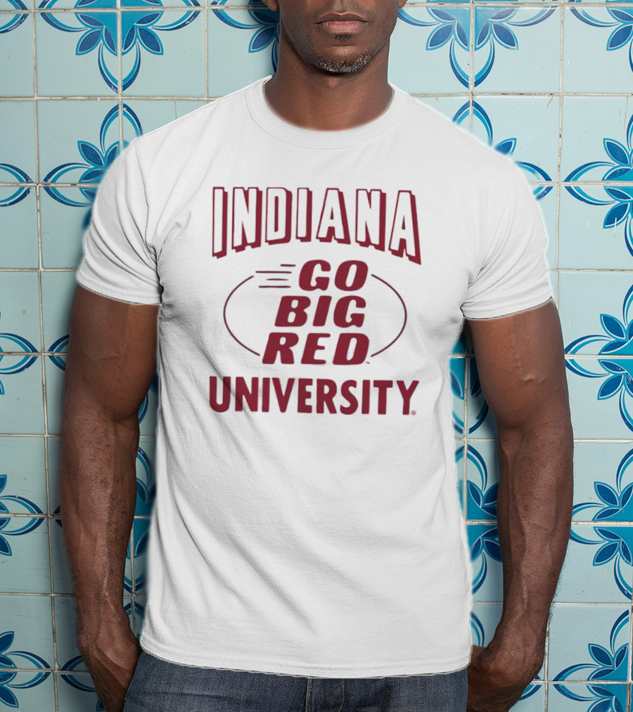 Indiana Go Big Red University Sports Team Pride T-Shirt