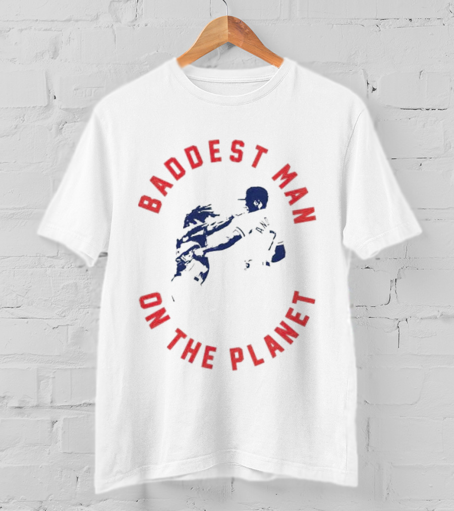 Baddest Man On The Planet Jose Ramirez Baseball Punch T-Shirt