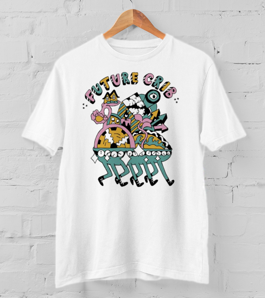 Future Crib Zany Abstract Animal Road Trip T-Shirt