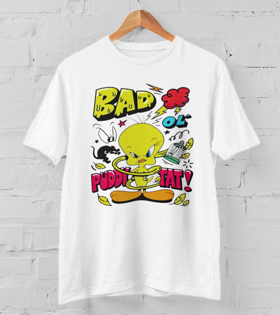 Tweety Bad Ol Puddy Tat T-Shirt
