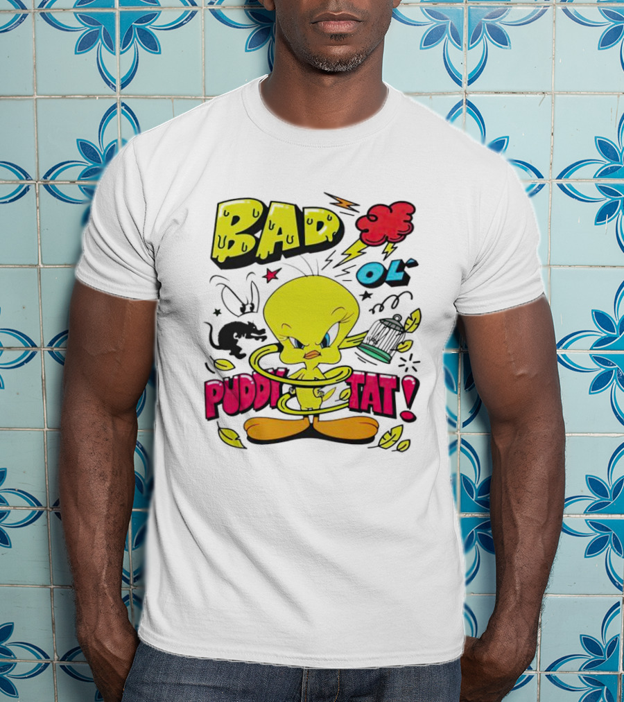 Tweety Bad Ol Puddy Tat T-Shirt