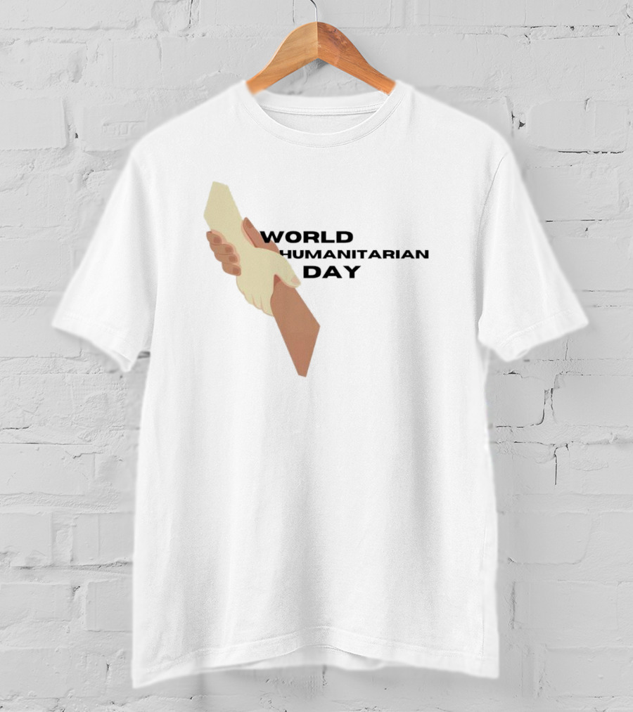 World Humanitarian Day Shake Hands T-Shirt