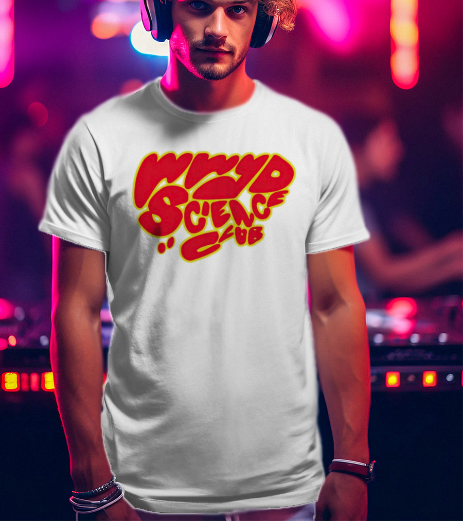 WWYD Science Club Retro Font T-Shirt