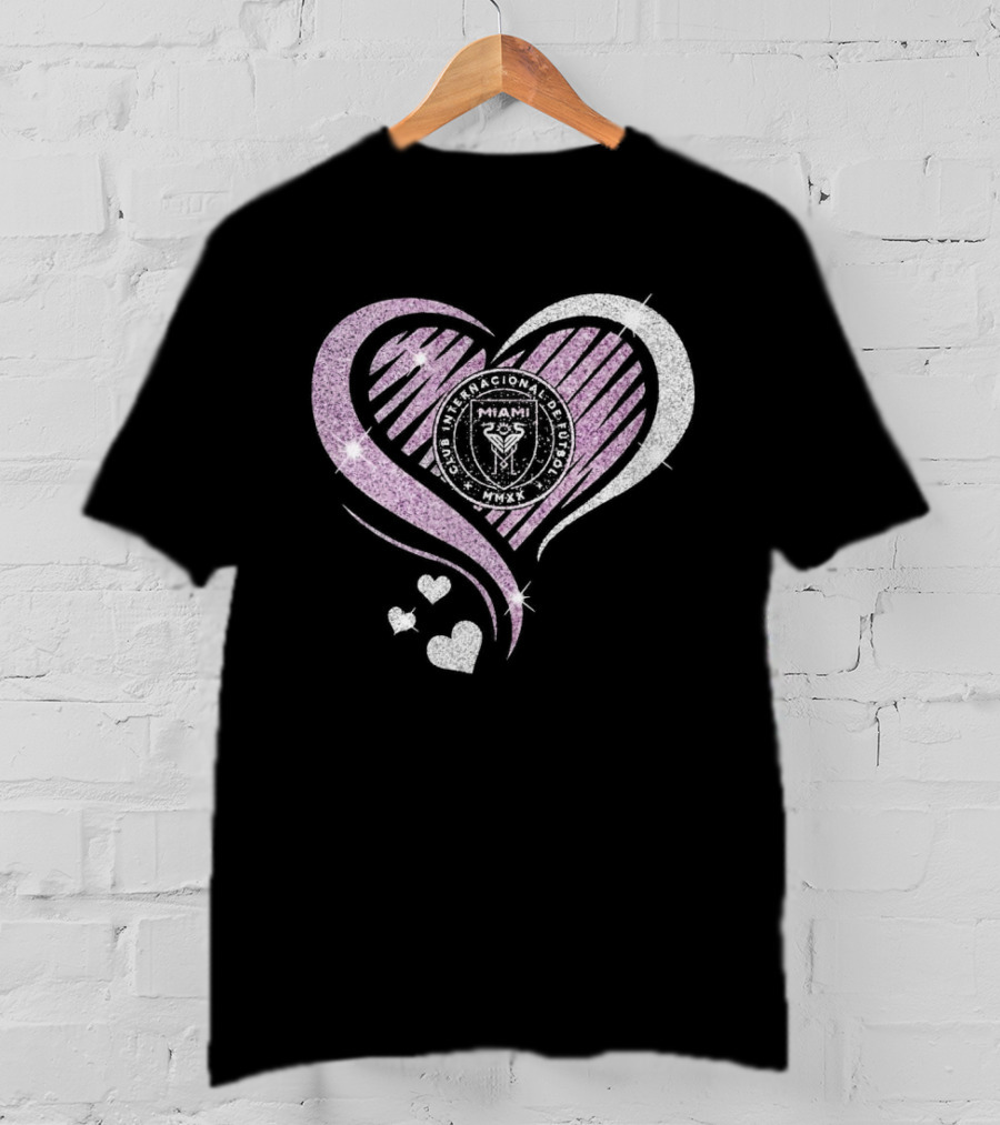 Inter Miami Club Internacional De Futbol Heart MMXX T-Shirt