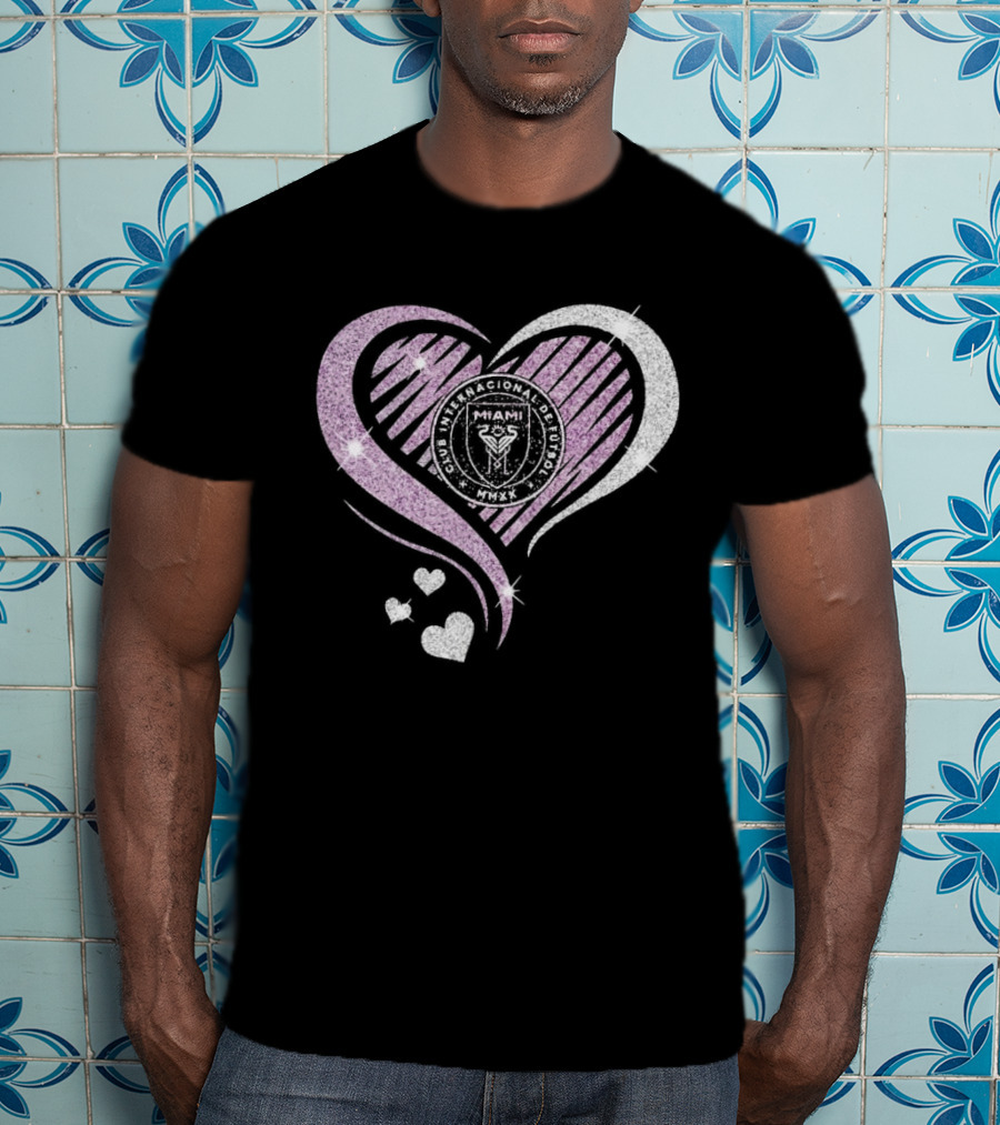 Inter Miami Club Internacional De Futbol Heart MMXX T-Shirt