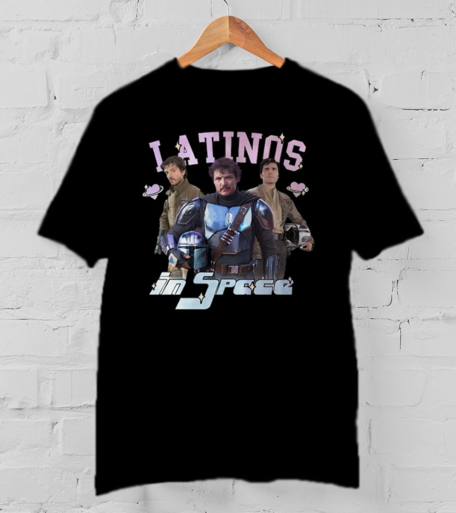 Latinos In Space Star Wars Characters Iconic T-Shirt