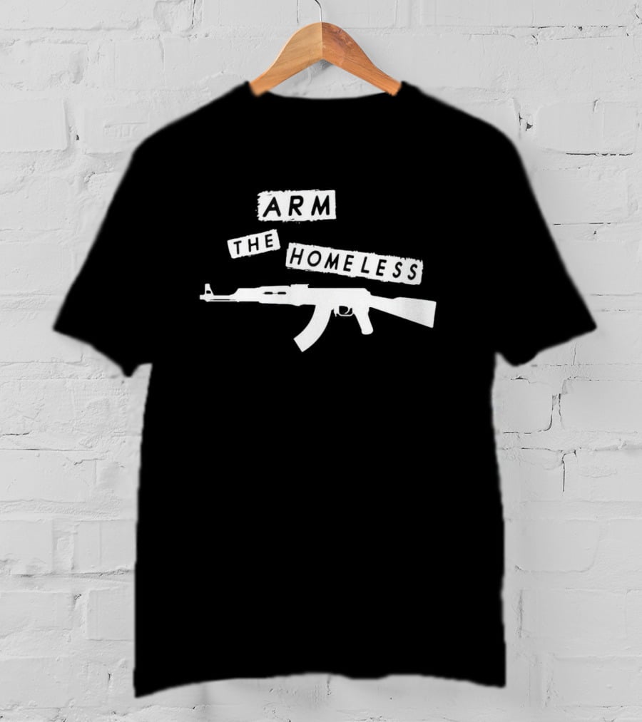 Leon Trotsky Arm The Homeless AK-47 T-Shirt