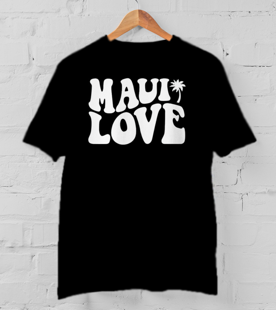 Maui Love Palm Tree T-Shirt