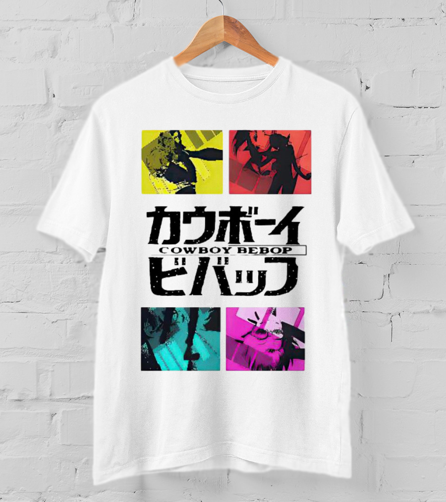 Augmented Reality Cowboy Bebop Iconic Anime Montage T-Shirt