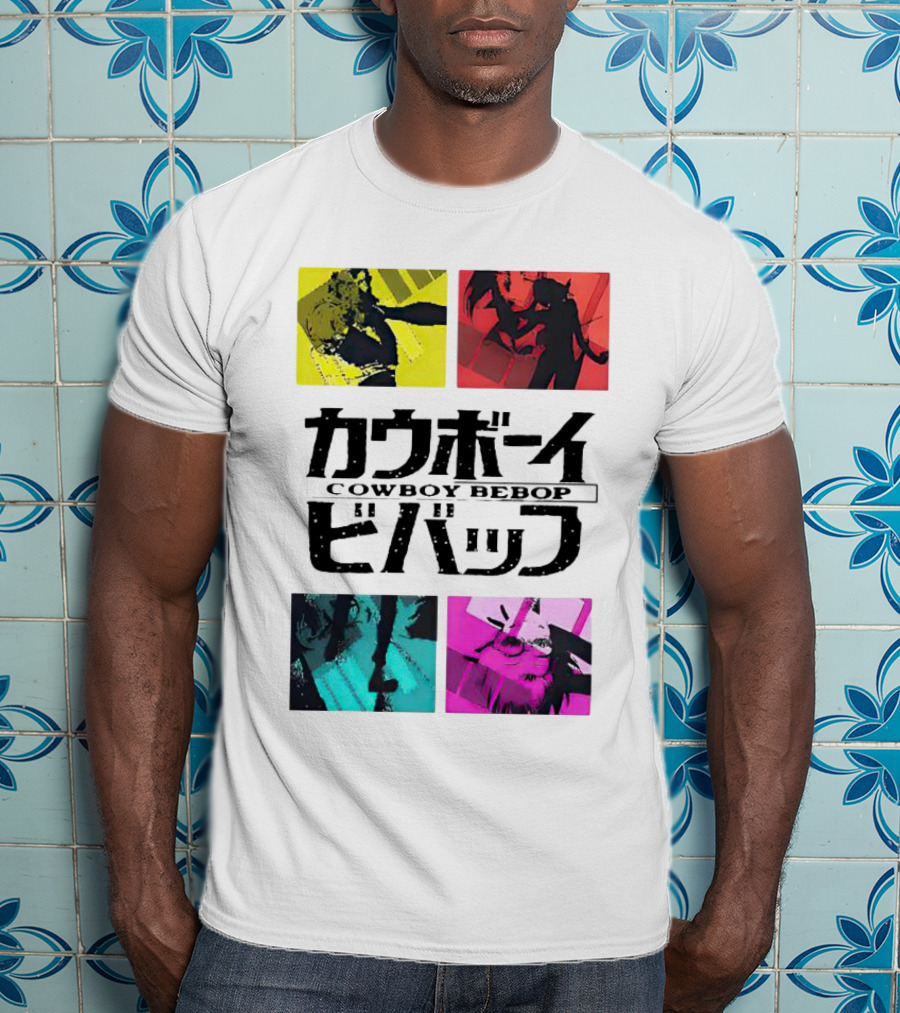 Augmented Reality Cowboy Bebop Iconic Anime Montage T-Shirt
