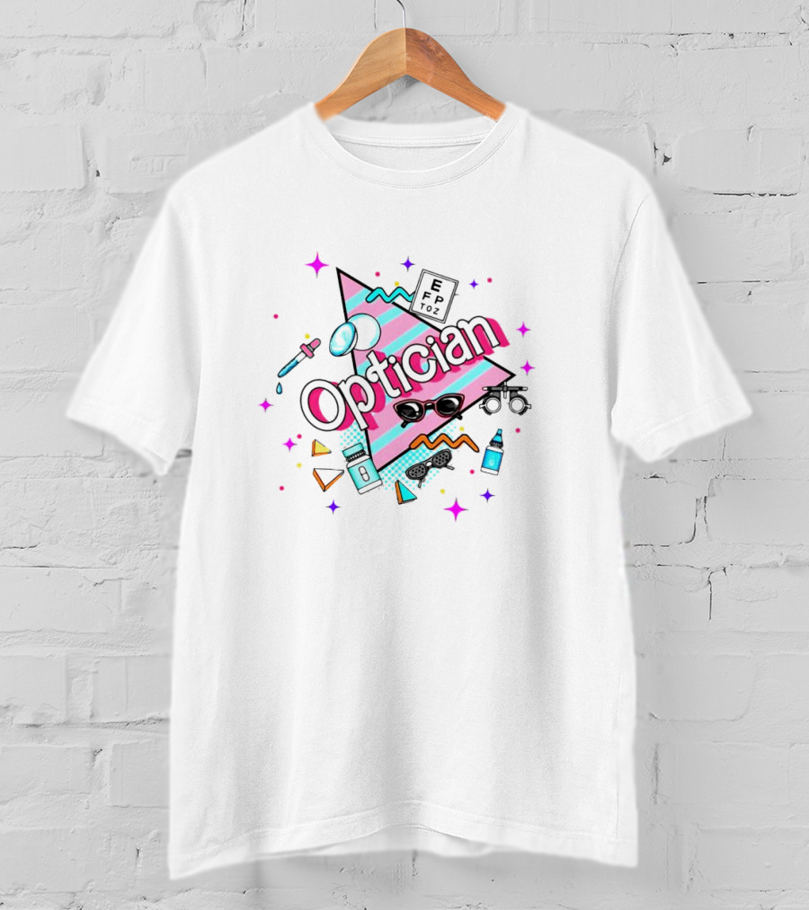 Barbie Optician Retro Glasses And Eye Chart T-Shirt