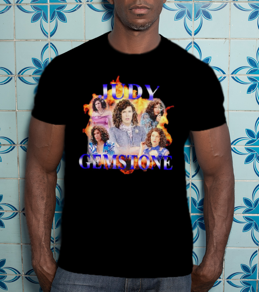 Judy Gemstone Fiery Montage T-Shirt