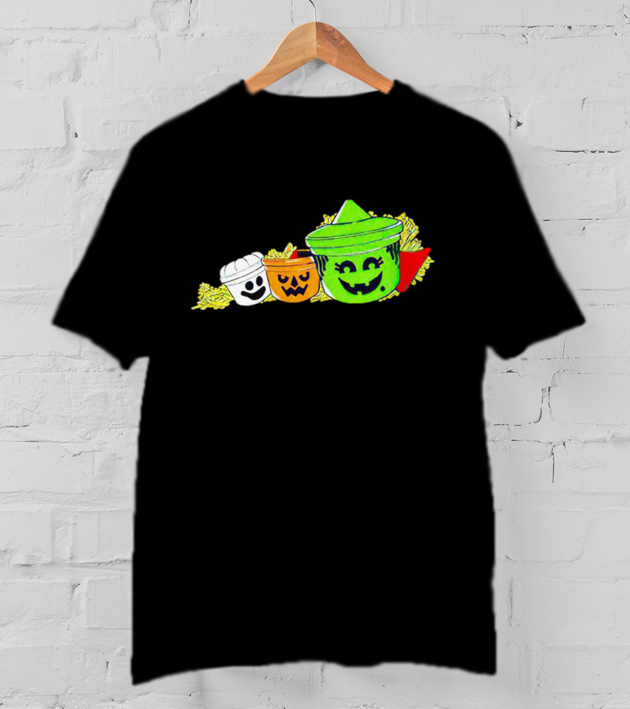 The Kentucky Halloween Buckets Ghost Pumpkin Frankenstein T-Shirt