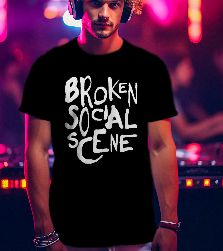 Broken Social Scene Band Text T-Shirt