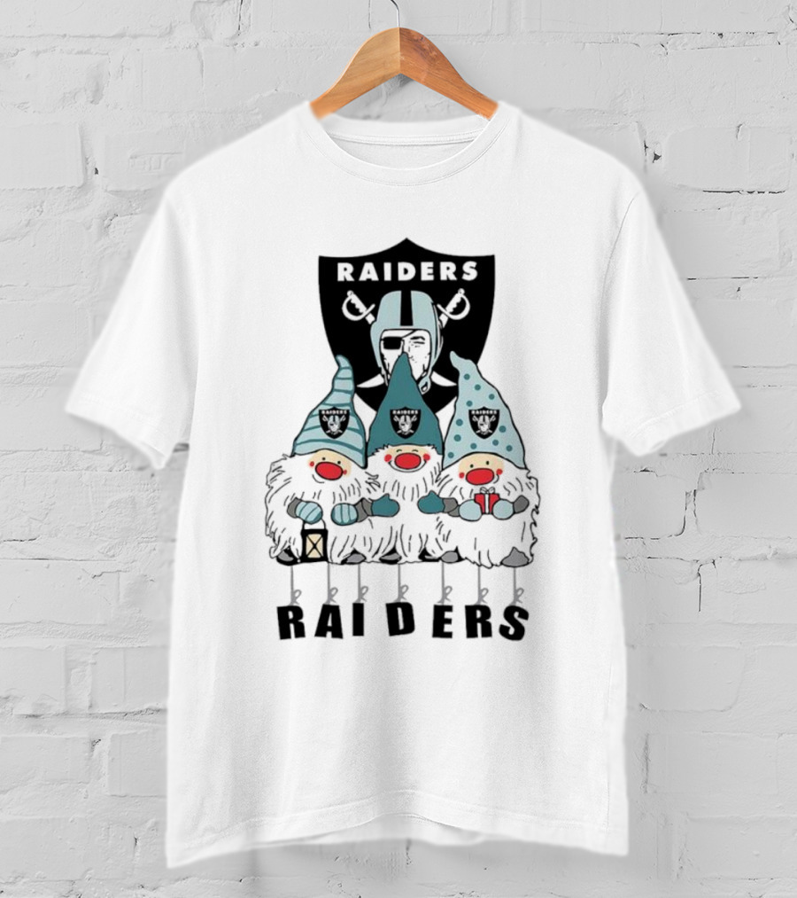 Raiders Gnomes With Helmets And Shields T-Shirt