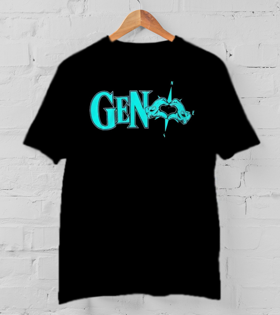 Geno Love Compass With Heartful Hands T-Shirt