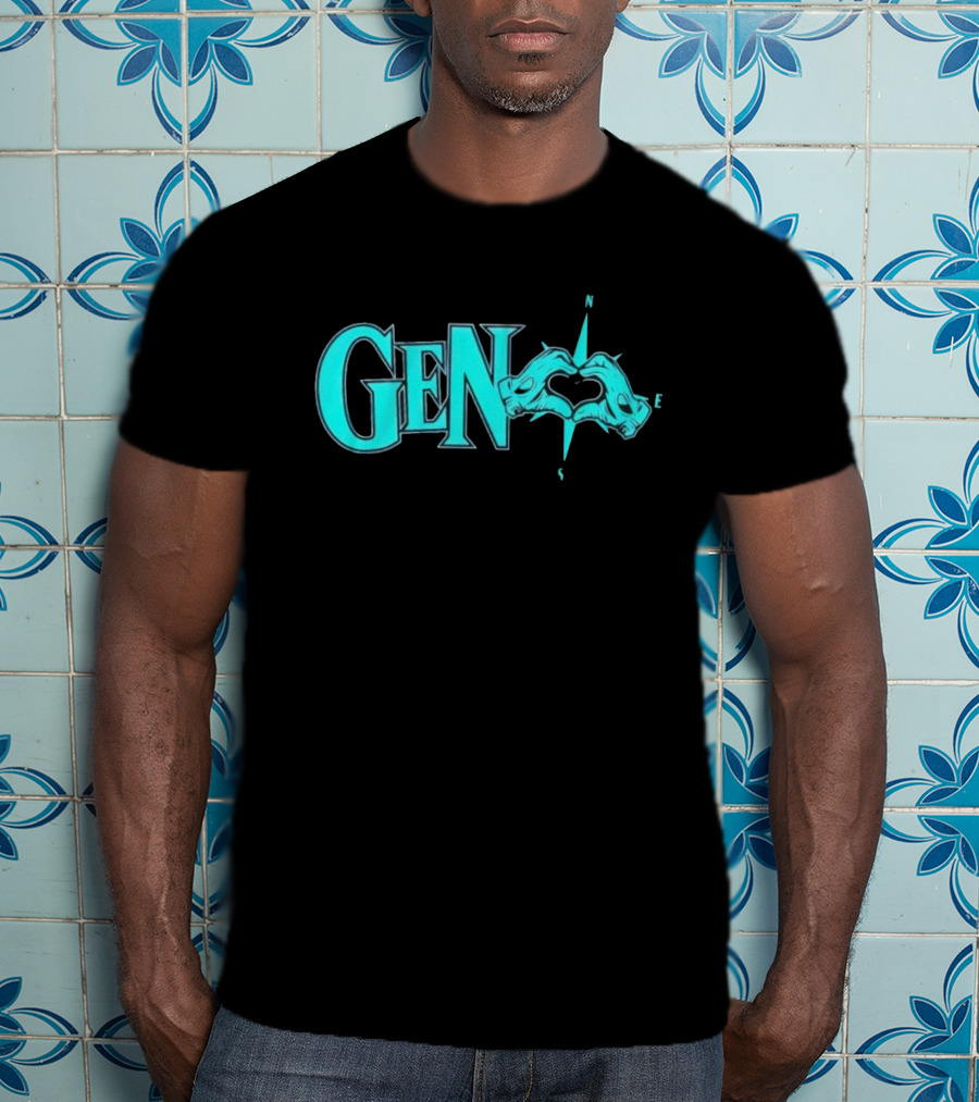 Geno Love Compass With Heartful Hands T-Shirt