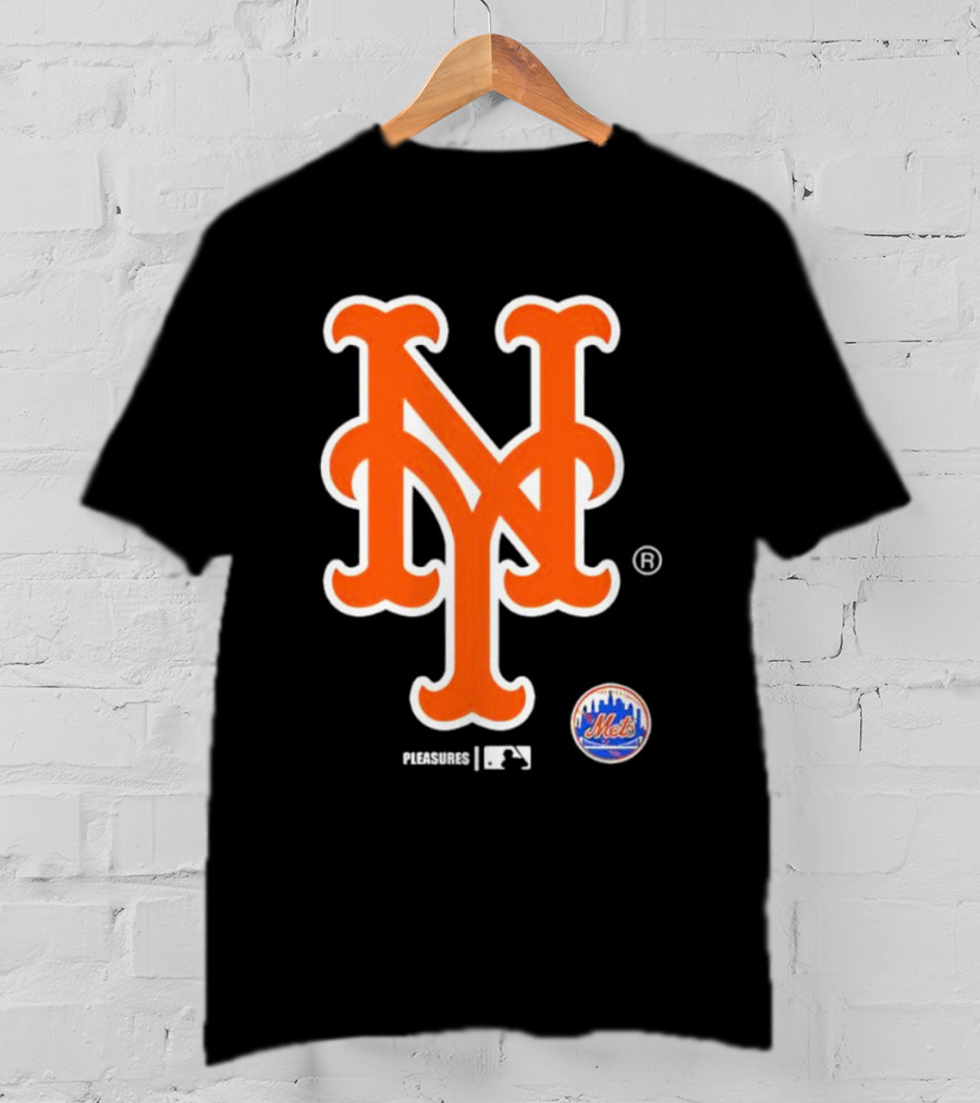 New York Mets MLB Pleasures Collaboration T-Shirt