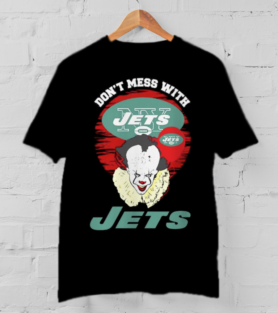 Don't Mess With Jets Pennywise Crossover T-Shirt