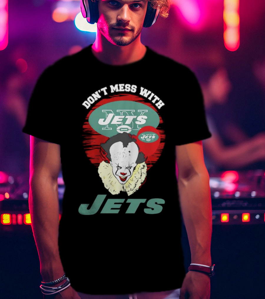 Don't Mess With Jets Pennywise Crossover T-Shirt