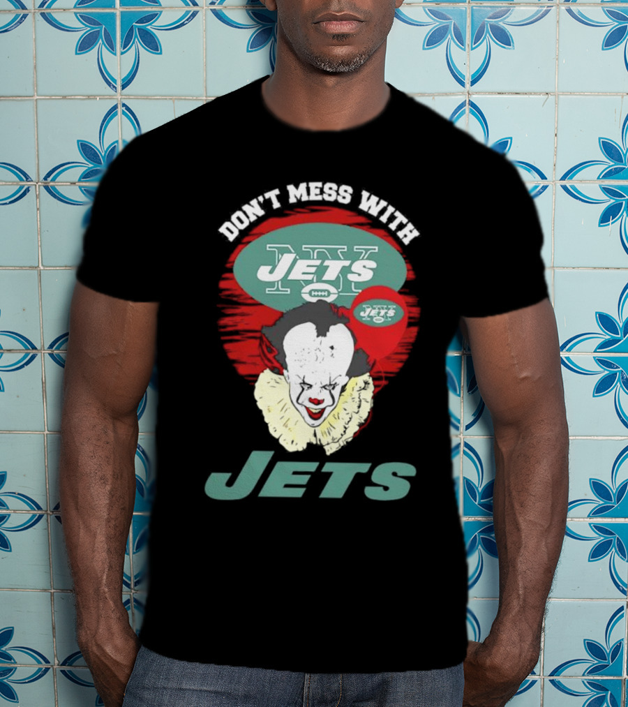 Don't Mess With Jets Pennywise Crossover T-Shirt