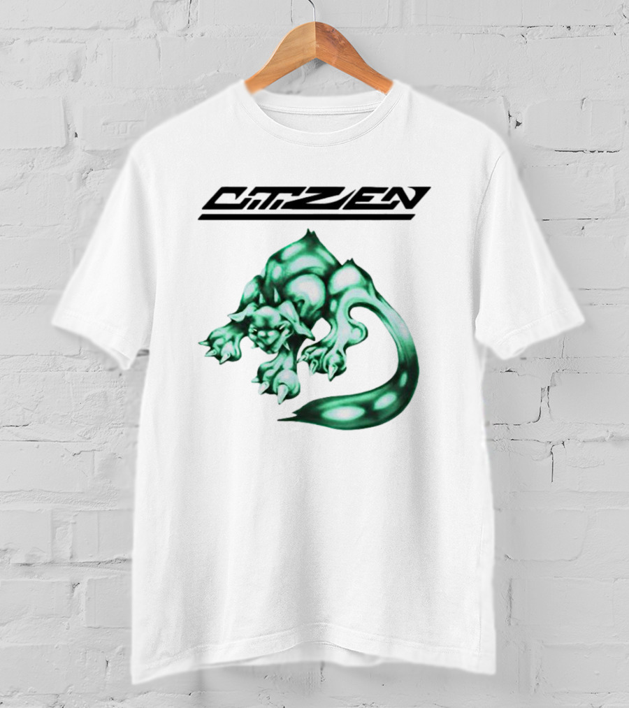 CITIZEN Green Creature Fantasy Vintage Gaming Aesthetic T-Shirt