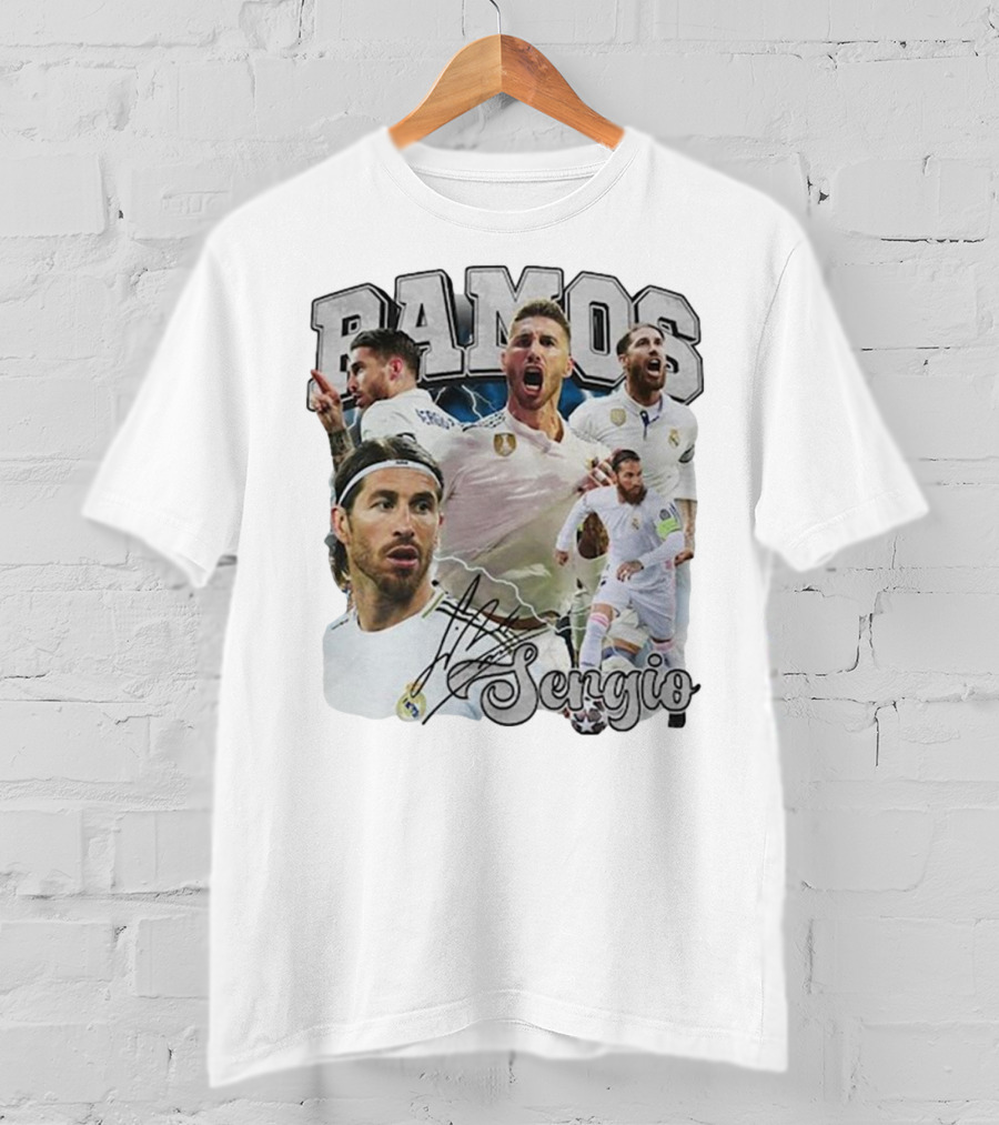 Ramos Sergio Real Madrid Football Soccer T-Shirt