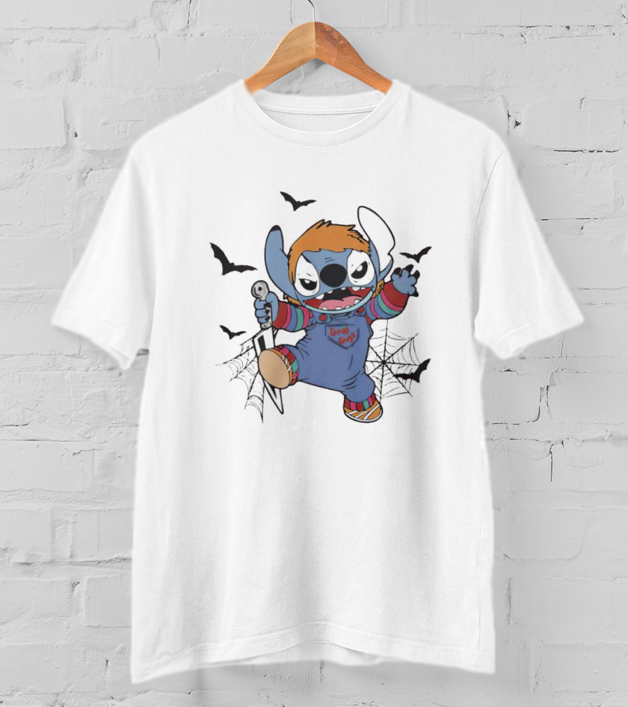 Stitch Chucky Mashup Good Guys Halloween T-Shirt