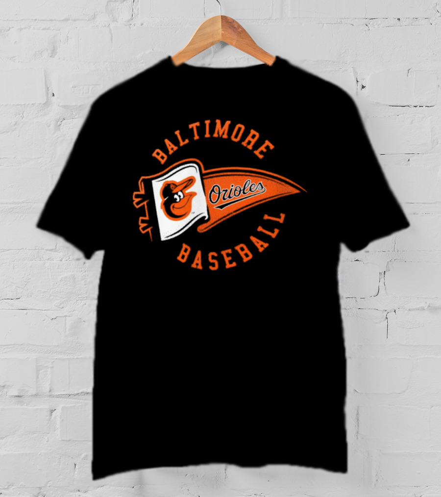Baltimore Orioles Baseball Baltimore Pennant T-Shirt