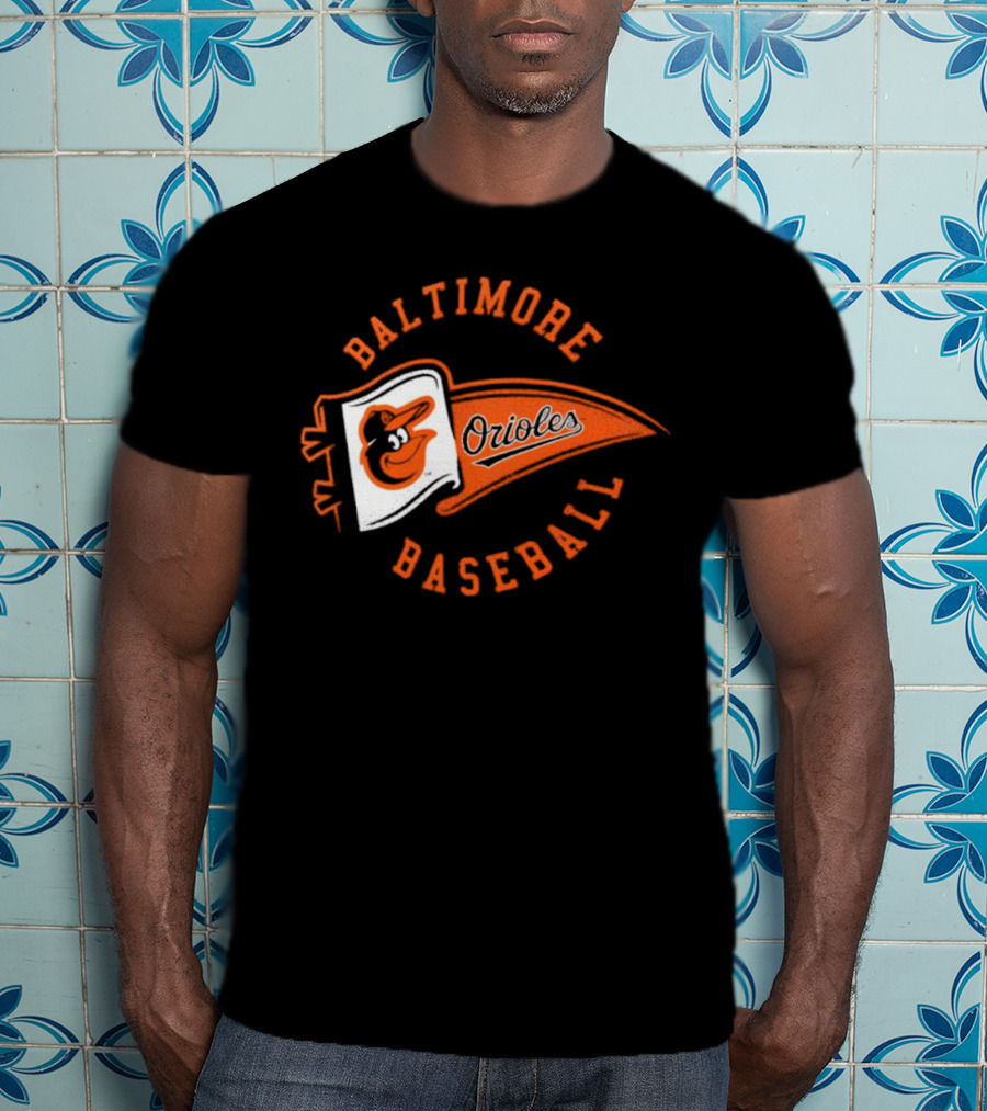 Baltimore Orioles Baseball Baltimore Pennant T-Shirt
